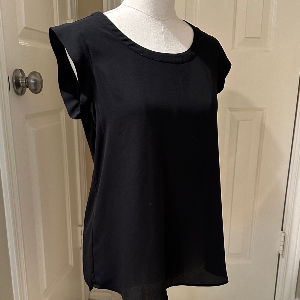 Pleione Black Blouse